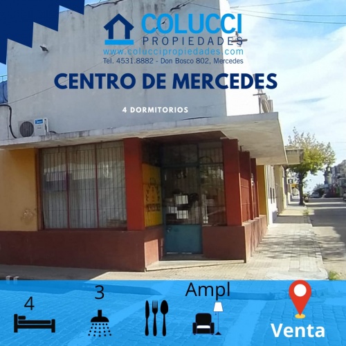 Casas y Apartamentos en Venta en CENTRO, Mercedes, Soriano