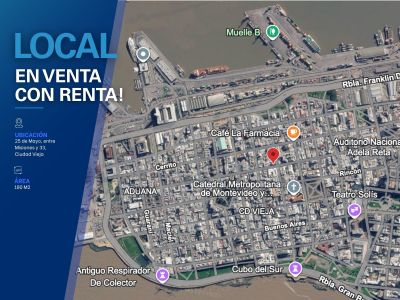 Local Comercial en Venta en Ciudad Vieja, Montevideo