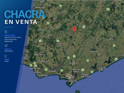 Chacra en Venta en Sierra de los Caracoles, Maldonado