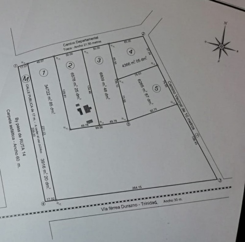 Terreno en Venta en Durazno , Durazno