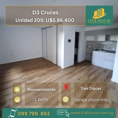 Apartamento en Venta en Tres Cruces, Montevideo