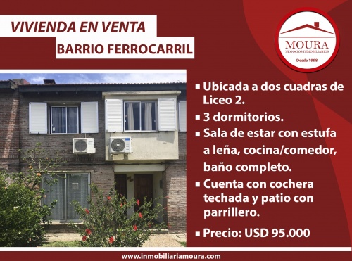 Apartamentos en Venta en Barrio Ferrocaril, Tacuarembó, Tacuarembó