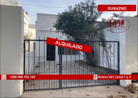 Apartamento en Alquiler en Durazno , Durazno