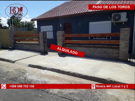 Casas en Alquiler en Paso de los Toros, Tacuarembó