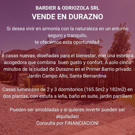 Casas en Venta en Durazno , Durazno