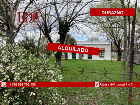 Casa en Alquiler en Durazno , Durazno