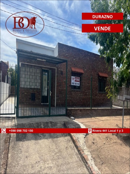 Casa en Venta en Durazno , Durazno