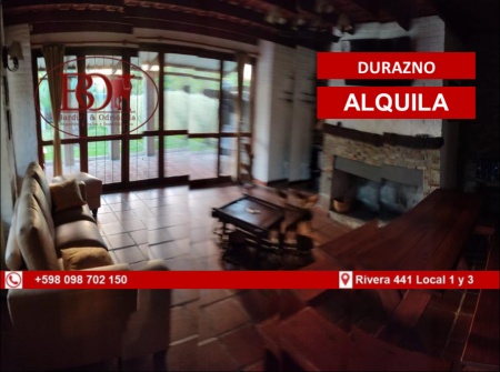 Casa en Alquiler en Santa Bernardina, Durazno , Durazno