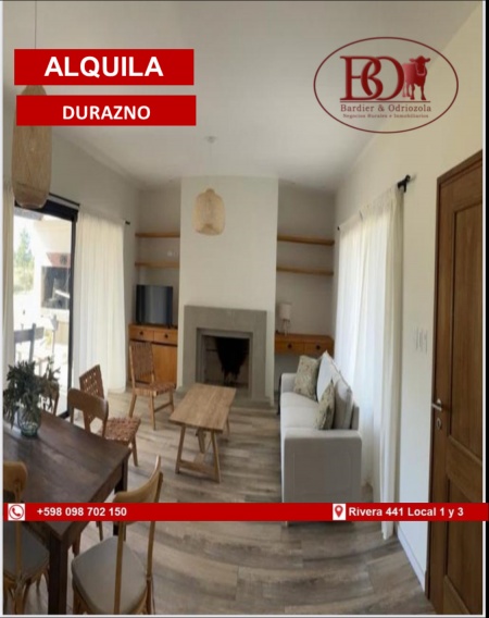 Casa en Alquiler en Santa Bernardina, Durazno , Durazno