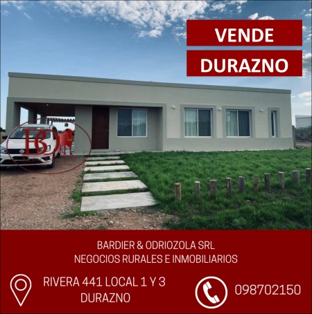 Casa en Venta,  Alquiler en Durazno , Durazno