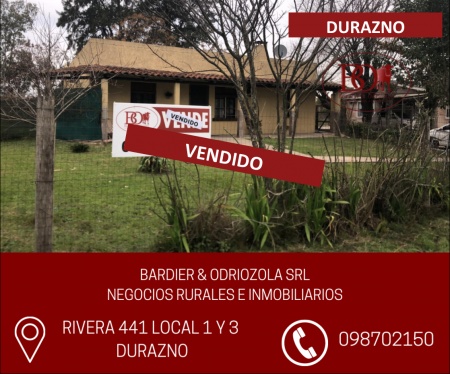 Casa en Venta en Durazno , Durazno