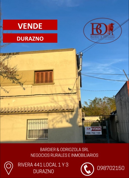 Casa en Venta en Durazno , Durazno