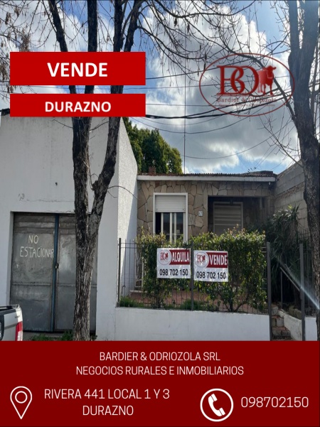 Casa en Venta en Durazno , Durazno