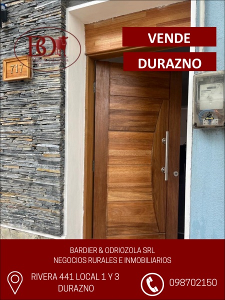 Casa en Venta en Durazno , Durazno