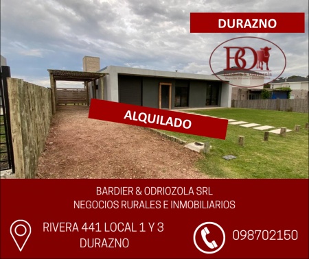 Casas en Alquiler en Durazno , Durazno