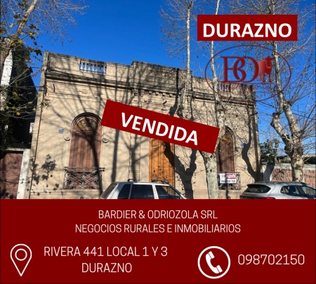 Casa en Venta en Durazno , Durazno