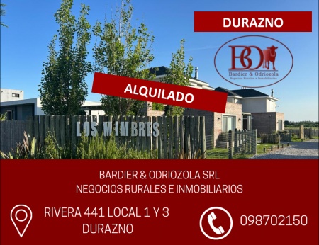 Casas en Alquiler en Durazno , Durazno