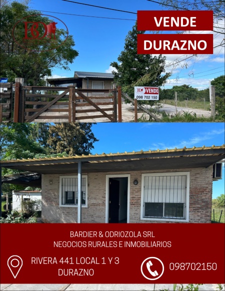 Casa en Venta en Durazno , Durazno