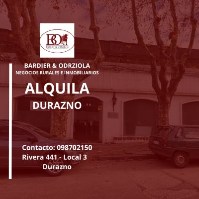 Local Comercial en Alquiler en Durazno , Durazno