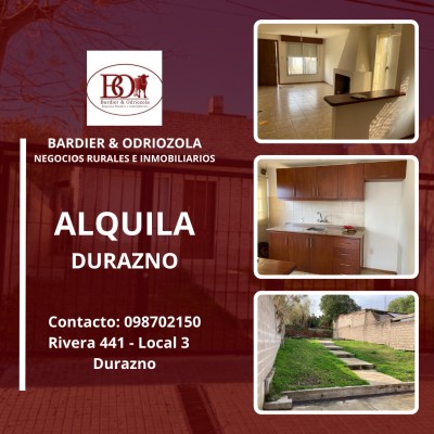Casas en Alquiler en Durazno , Durazno