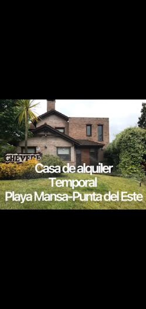 Casa en Alquiler Turístico en Pinares, Punta del Este, Maldonado