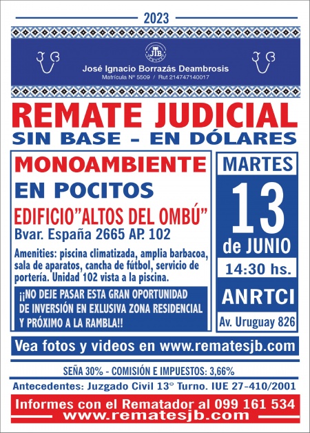 Apartamentos en Remate en Montevideo