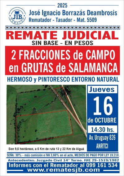 Chacra en Remate en Grutas de Salamanca, Maldonado