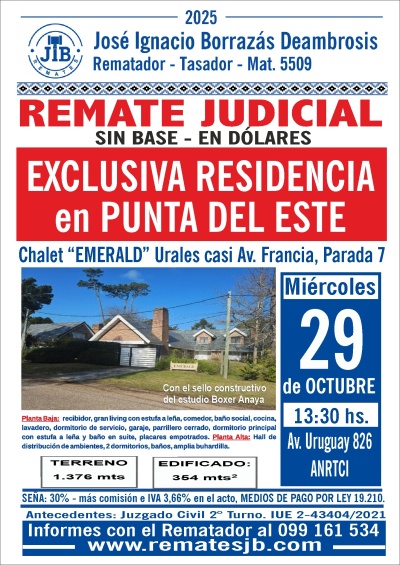 Casa en Remate en Playa Mansa, Punta del Este, Maldonado