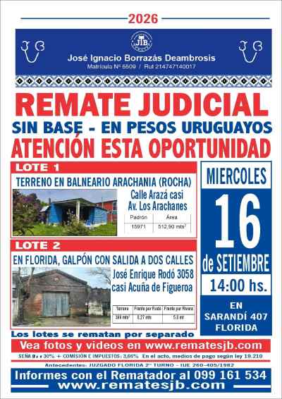 Terreno en Remate en Florida, Florida