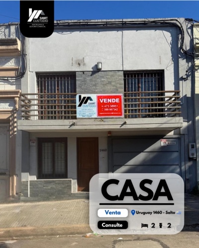 Casa en Venta en CENTRO, Salto, Salto