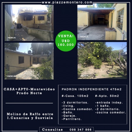 Casas en Venta en Prado, Montevideo