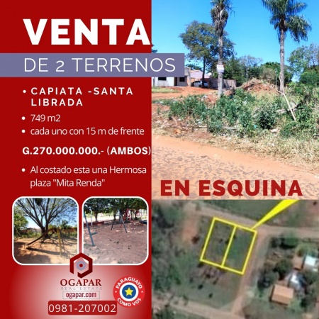 Terrenos en Venta en Capiatá, Central