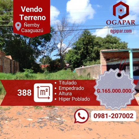 Terrenos en Venta en Nemby, Central