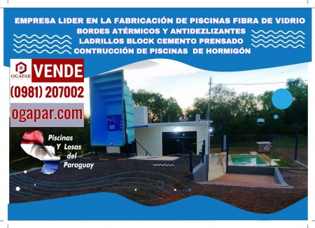 Piscina de Fibra de Vidrio en Venta en Emboscada, Cordillera