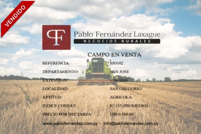 Campo en Venta en San Gregorio, San José