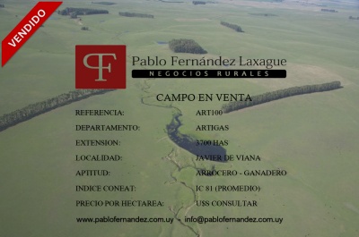 Campo en Venta en Constancia, Paysandú