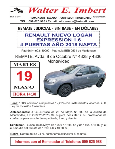 Otras propiedades en Remate en Unión, Montevideo