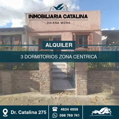 Casa en Alquiler en Centro, Tacuarembó, Tacuarembó