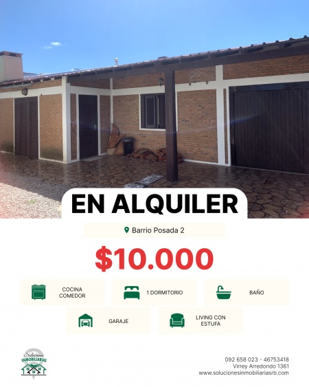 Casa en Alquiler en POSADAS 1, Río Branco, Cerro Largo