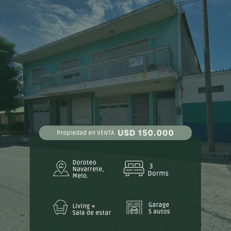 Casas en Venta en Melo, Cerro Largo