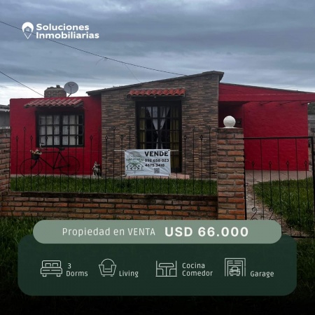 Casas en Venta en MEVIR, Río Branco, Cerro Largo