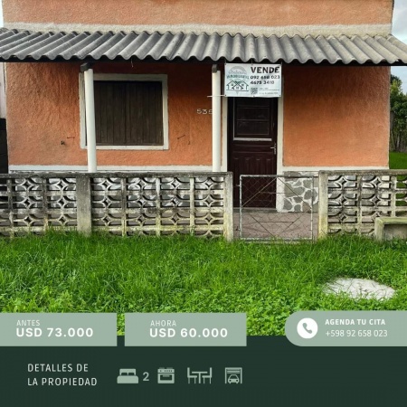 Casa en Venta en Centro, Río Branco, Cerro Largo