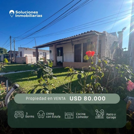 Casa en Venta en PUERTO SECO, Río Branco, Cerro Largo