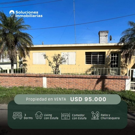 Casa en Venta en Centro, Río Branco, Cerro Largo