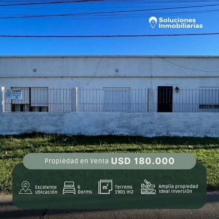 Casa en Venta en JOAQUIN DE PAZ, Río Branco, Cerro Largo