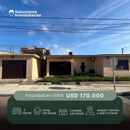 Casa en Venta en Centro, Río Branco, Cerro Largo