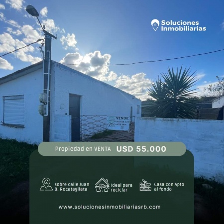 Casa en Venta en PUERTO SECO, Río Branco, Cerro Largo