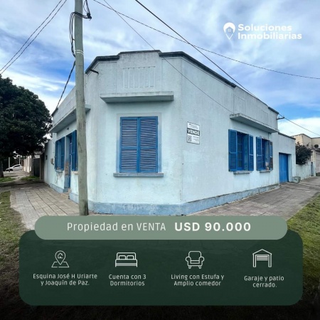 Casa en Venta en Centro, Río Branco, Cerro Largo