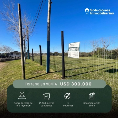 Terreno en Venta en Río Branco, Cerro Largo