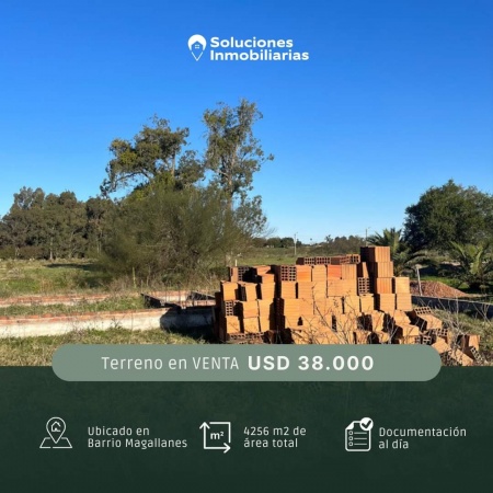 Terreno en Venta en MAGALLANES, Río Branco, Cerro Largo